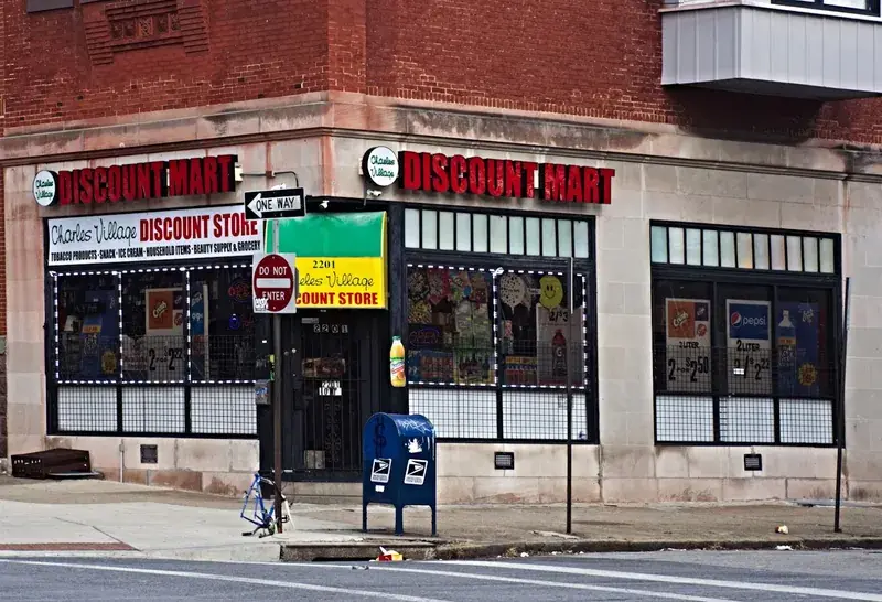 Charles Village Discount Mart in Baltimore, Maryland