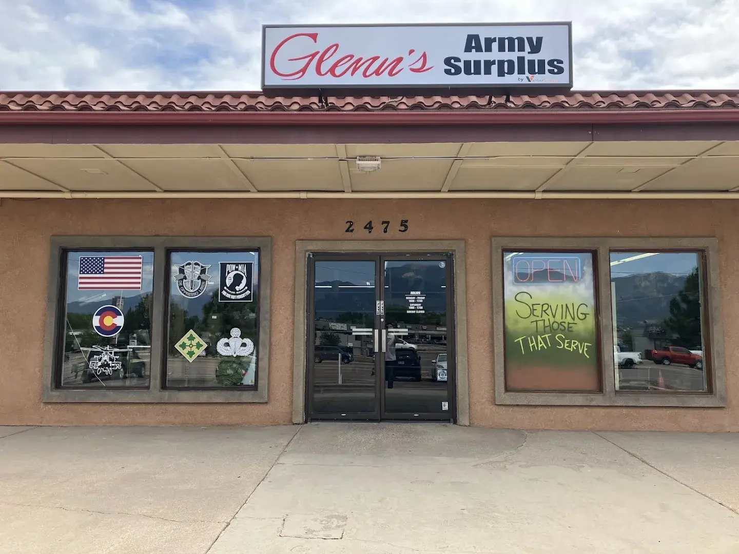 Glenn's Army Surplus - Army & navy surplus shop in Colorado Springs, Colorado