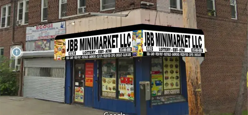 JBB Mini Market in Newark, New Jersey