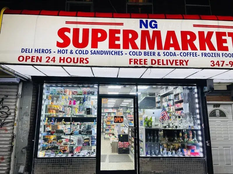 NG Supermarket in Brooklyn, New York