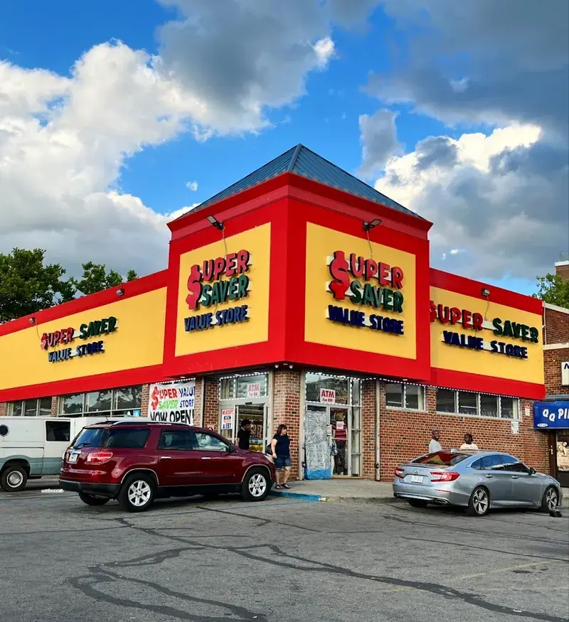 Super Saver discount store in Brooklyn, New York