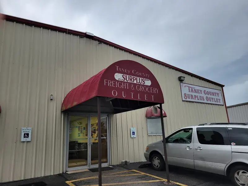 Taney County surplus in Hollister, Missouri