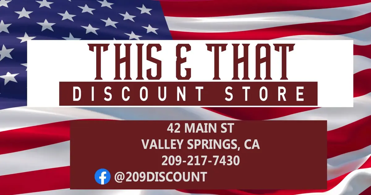 This & That Discount Store in Valley Springs, CA