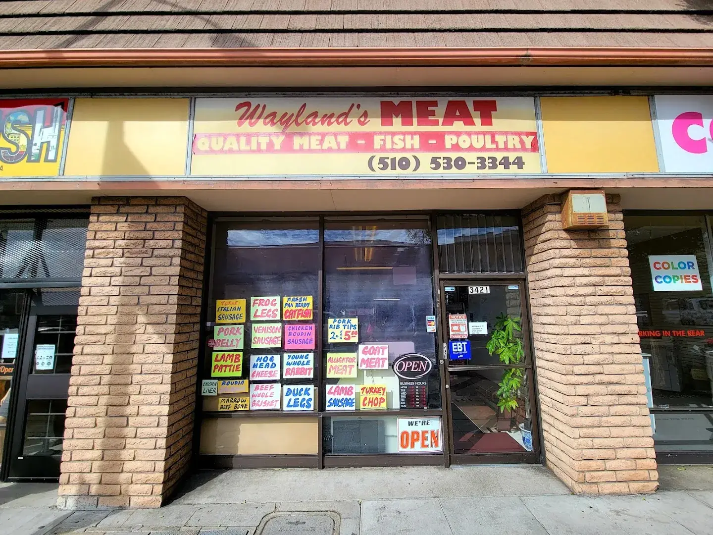 Wayland's Meat Market - Butcher shop in Oakland, California