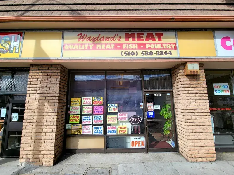 Wayland's Meat Market in Oakland, California